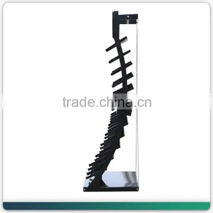Black Floor Standing Metal Marble Tile Carpet Display Stand for Ceramic Tiles HSX-S0032 thumbnail-2