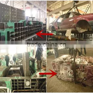 YQD-2500 Push Out Automatic Used Car Baler Car Body Press Machine CE thumbnail-5