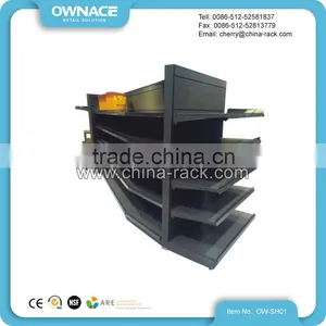 Customized Display&Storage Supermarket Shelf With Flat Back Panel thumbnail-1