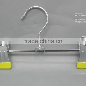 The HEAD Metal Hanger ,plastic Plated One Bar Clips Hanger for Pants Simple Hanger Best Price thumbnail-3