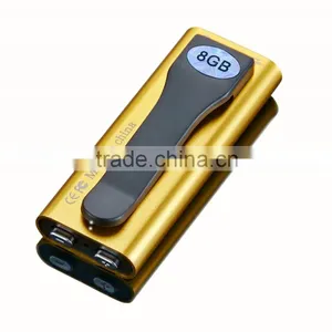 MINI Clip USB PEN 8GB Voice Activated Digital Audio Voice Recorder Mp3 140 Hours Recording Black thumbnail-5