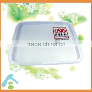 White Melamine Square Dinner Tray thumbnail-1