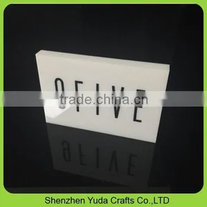 Factory Price Acrylic Logo Blocks With Base Printing Plexiglass Name Plate thumbnail-6