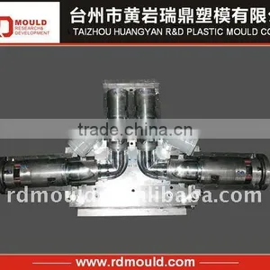 Plastic Injection 3 Ways Fitting Mould for Pipe thumbnail-1