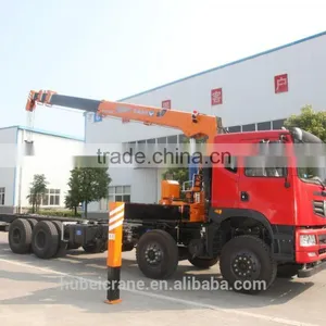 10ton Crane With Straight Arms, SQ10S4, Hydraulic Crane on Truck. thumbnail-1
