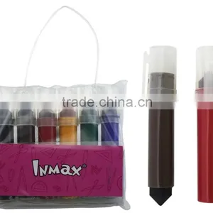 no Toxic Short Jumbo Water Color Pen 6PK Pvc Bag Set thumbnail-1