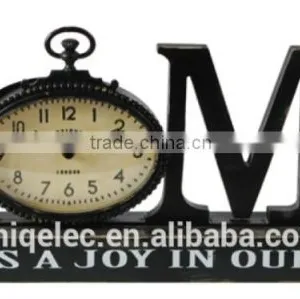MDF Wood Mantle Decorate Desk Clock for Walmart thumbnail-1