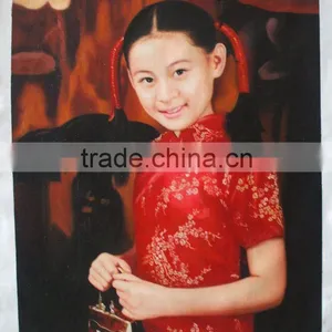 Chinese Girl Oil Painting thumbnail-1