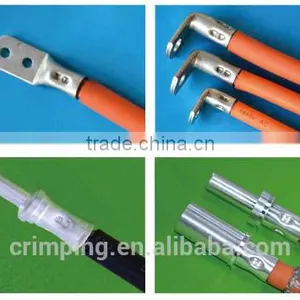 TS-03 Wire Rope Crimping Machine Suitable for 1/0-7AWG Automatic Crimping Machine thumbnail-1