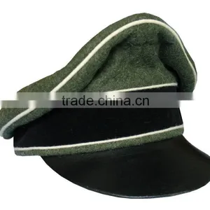 WW2 German Elite Officer Visor Cap Hat thumbnail-1