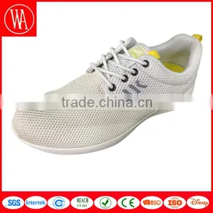 Ladies White Elegant Mesh Casual Shoes thumbnail-2