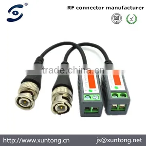 Passive Security CCTV UTP Twisted Pair BNC Male Connector Video Balun thumbnail-1