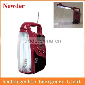 2x6W Rechargeable Lantern With Radio, Emergency Charger Light MODEL SF-238B thumbnail-1
