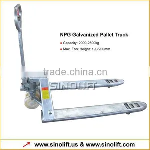 NPG Galvanized Pallet Truck With CE Certificate thumbnail-1