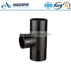 Cheap Price Pure Raw Materials Hdpe Plastic Fittings 200mm Bend Equal Tee thumbnail-2
