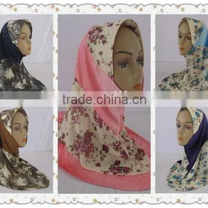 2014 OEM - Muslim Scarf,Islamic Hijab Fabric G-138 thumbnail-3