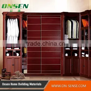 Latest Innovative Products Glossy Walnut Sliding Door Wardrobe From Chinese Merchandise thumbnail-1