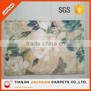Floral Pattern Jet Printing Polyester Carpet thumbnail-2