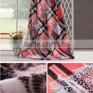Plaid Print Ultra Soft Handfeeling Tartan Coral Fleece Bedding Set thumbnail-2