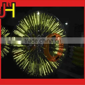 2.6m High Quality Giant Light Inflatable Zorb Ball on Night thumbnail-1