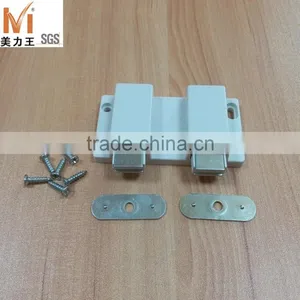High Quality Double White Magnetic Door Catch for Furniture Cabinet Door thumbnail-2