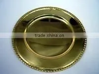 Solid Copper and Brass Charger Plate thumbnail-1