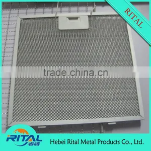 Cardboard/ Aluminum Frame Pre Pleated Panel Air Filter With Wire Mesh thumbnail-1