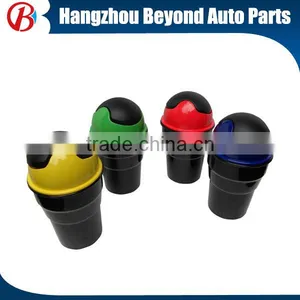 Automotive Plastic Wastebin Vehicle Trash Garbage Rubbish Storage Can thumbnail-1