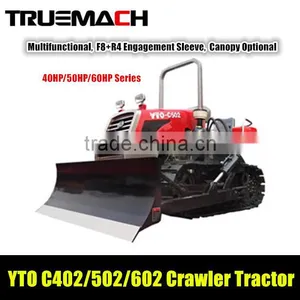 YTO C602 40hp Agricultural Crawler Tractor With Dozer Blade thumbnail-1