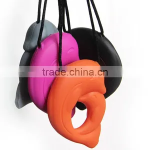 Food Grade Silicone Teether Teething Pendant Necklace thumbnail-5