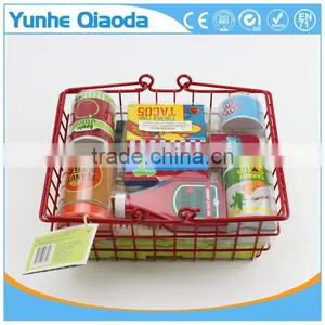 Fun Durable Wooden Food Set for Years of Play Wooden a Basket of Seasoning Bundle Wood Version thumbnail-4