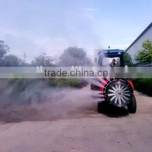 High Efficient Orchard Fruit Garden Vineyard Trailer Boom Tank Air Blast Sprayer 1500L With Italy Diaphragm Pump thumbnail-6
