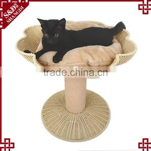 S&D Luxury Pet Dog Bed Wholesale Waterproof Rattan Dog Bed thumbnail-1