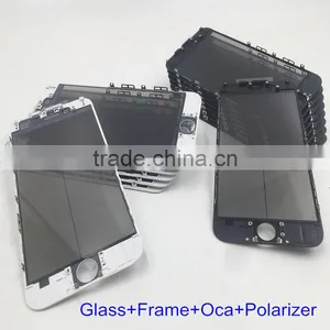 Glass Lens +Frame +oca 4 in 1 Film+Polarizer Film for Iphone 7 7P for Iphone 6 6S for Iphone 6P 6SP thumbnail-1