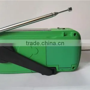 Emergency Solar Power RADIO AM/FM/SW1-2 Bands Radio Crank Power Radio With LED thumbnail-3