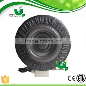 Greenhouse 6" Inline 440cfm Hydroponics Duct Tube Exhaust Fan With Leather Sheet thumbnail-2