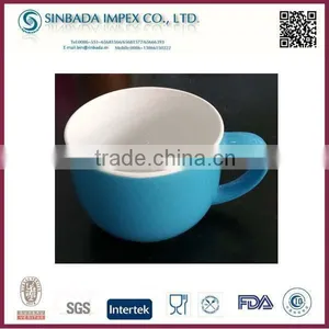 Ceramic Soup Bowl With Handle thumbnail-1