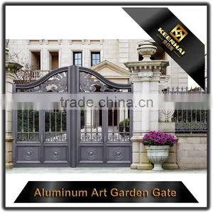 2017 Latest Powder Coated Aluminum Garden Front Gate thumbnail-4