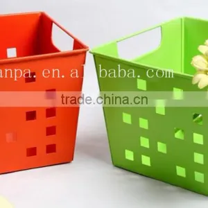 Hangzhou Supplier Fancy Metal Engraving Desk Sundry Storage Basket thumbnail-1