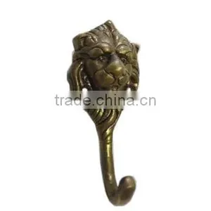 Solid Brass Shiny Polish Double Hanger Hook thumbnail-4
