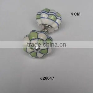 Hand Painted Ceramic Knob Available in Other Colour and Patterns thumbnail-1