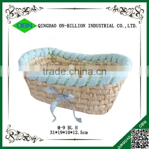 Wholesale Cheap Handmade Natural Decorated Easter Baskets thumbnail-3