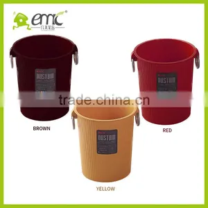 Emc High Quality Ring Handle Plastic Trash Can PP Dustin Bin Home Wasteb Bin thumbnail-4