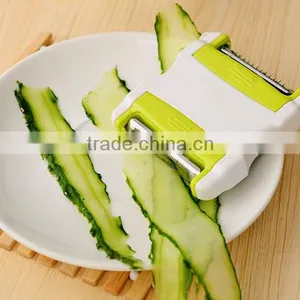 Stainless Steel as Seen on tv Fruit Retractable Portable Multifunction Vegetable Peeler thumbnail-2