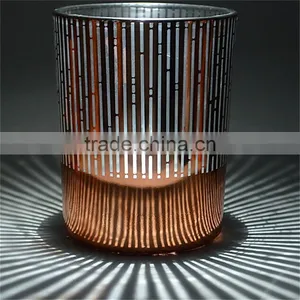 Black Glass Candle Jar With Wooden Lid thumbnail-5