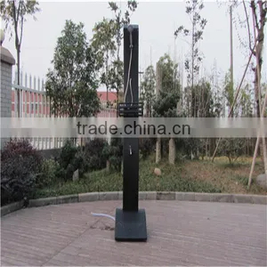 Twisted Shaped Rattan Shower With a Pulley System thumbnail-1