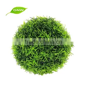 GNW BOX1011 Wholesale Plastic Plants Decorative Artificial Grass Preserved Boxwood Balls thumbnail-1