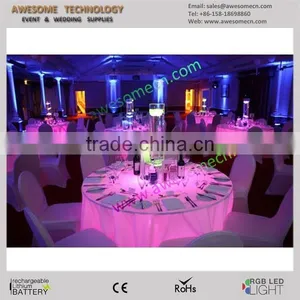 Color Change Led Under Table Lighting for Wedding/events thumbnail-4