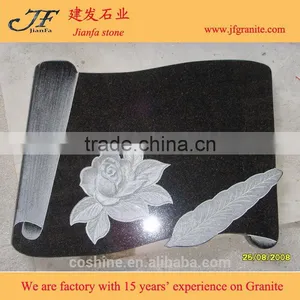 Carved Rose Headstone Pet Headstone Memorial Plaques thumbnail-1