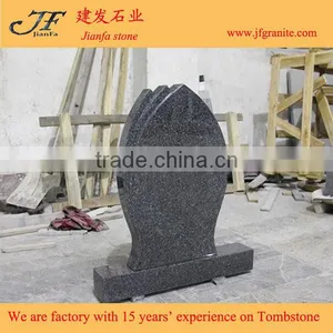 Chinese Green Granite Headstones Simple Design thumbnail-2
